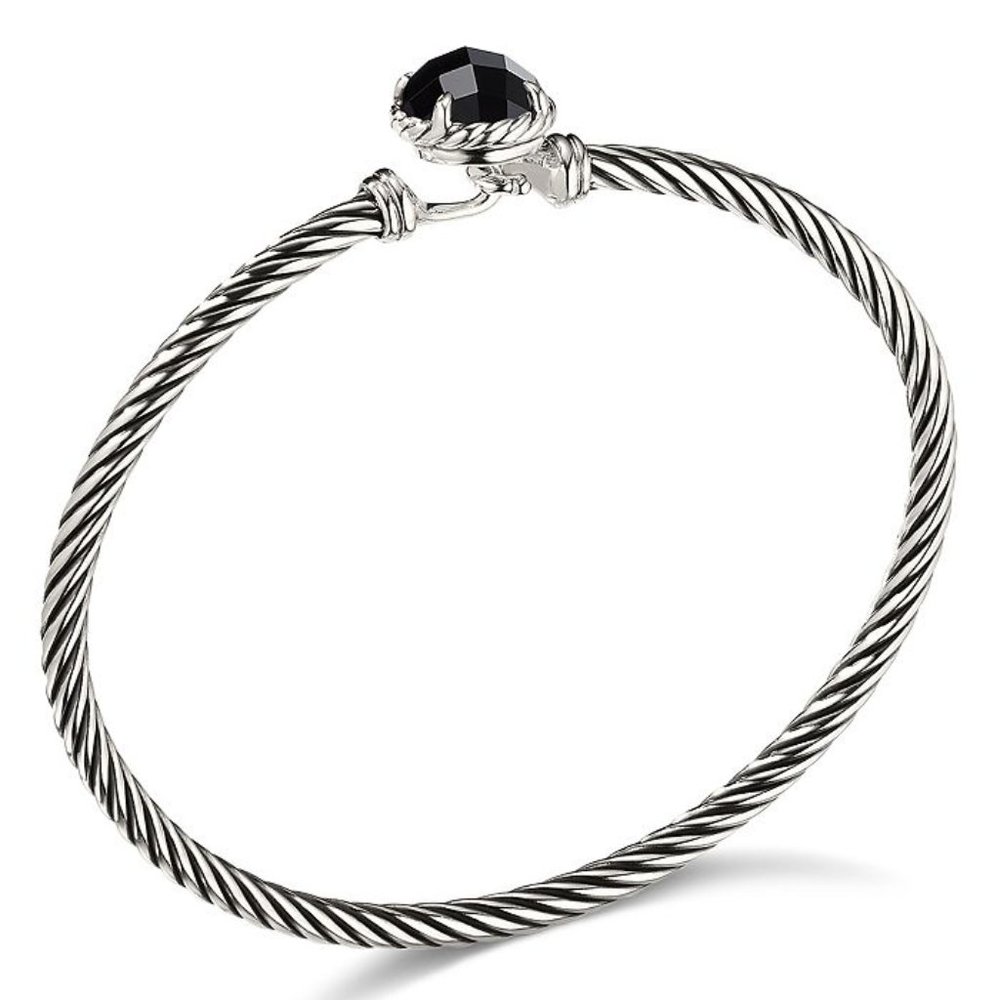David Yurman Petite Chatelaine Bracelet with Black Onyx